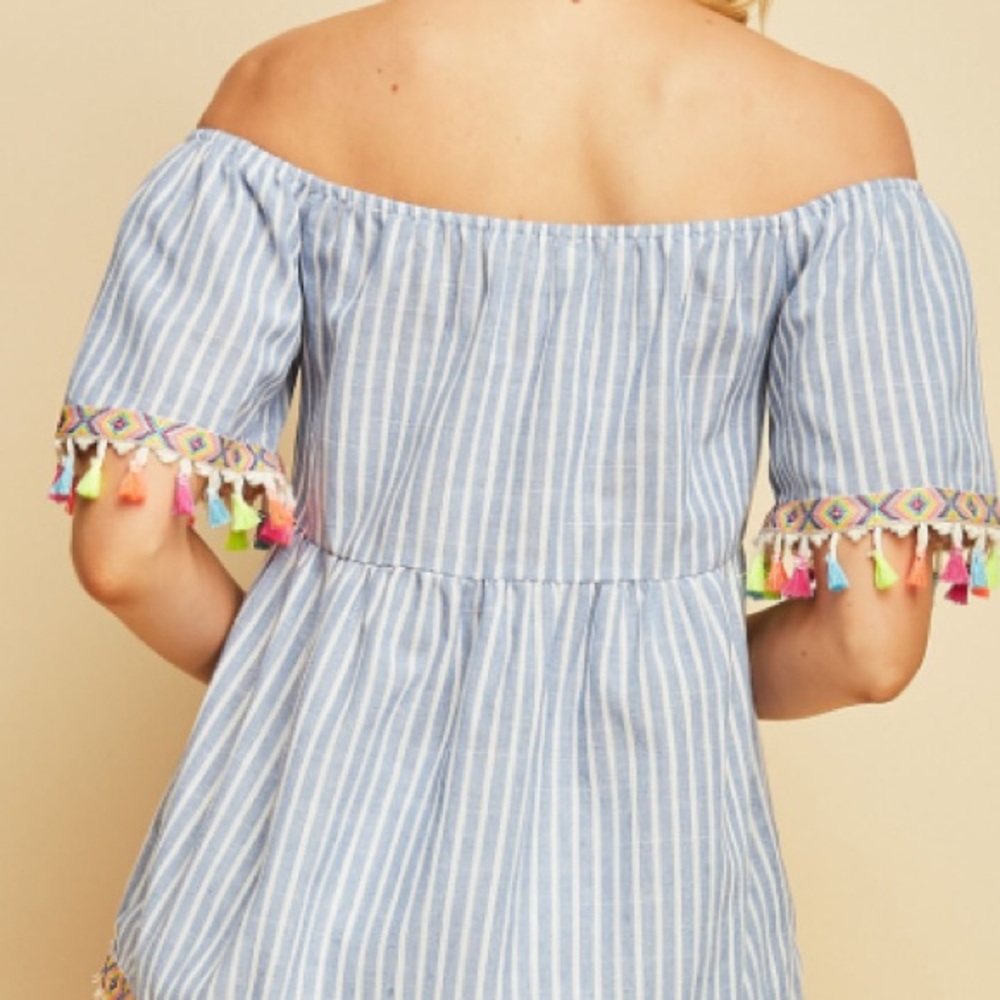 The Midge Off The Shoulder Top - Picture 3 of 4